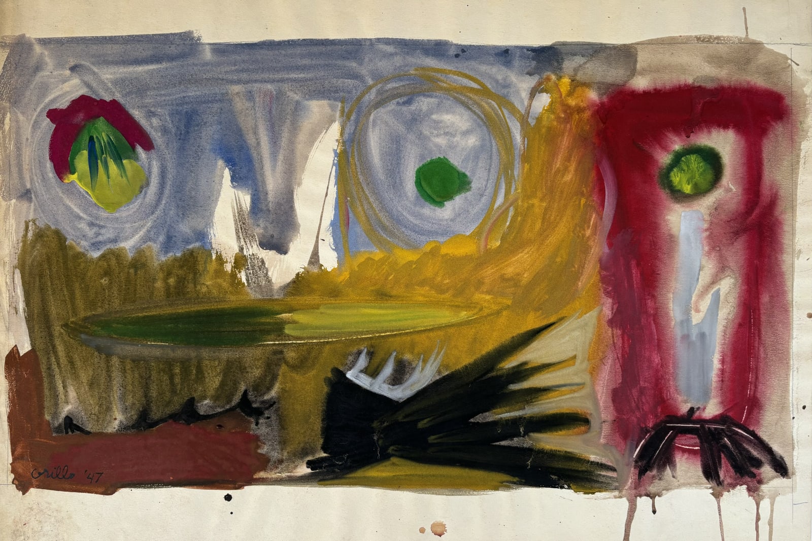 John Grillo, Untitled, 1947