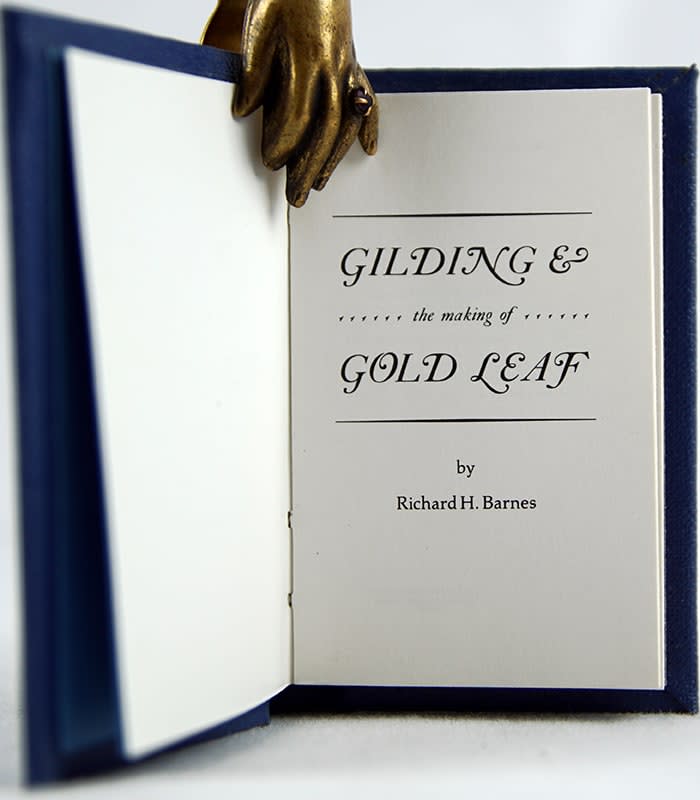 Gilding and the Making of Gold Leaf. Title page