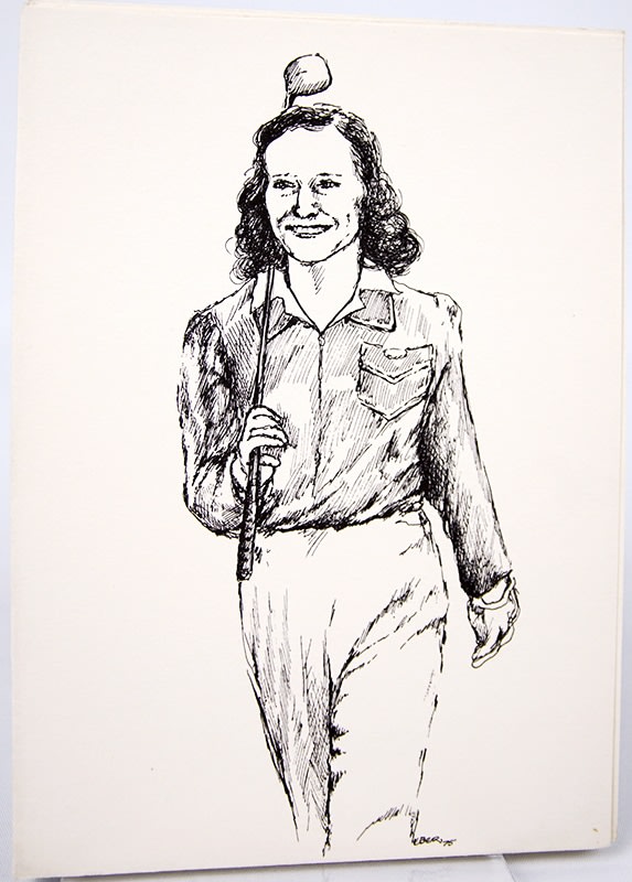 Women of Greatness in American Herstory. Illustrated card