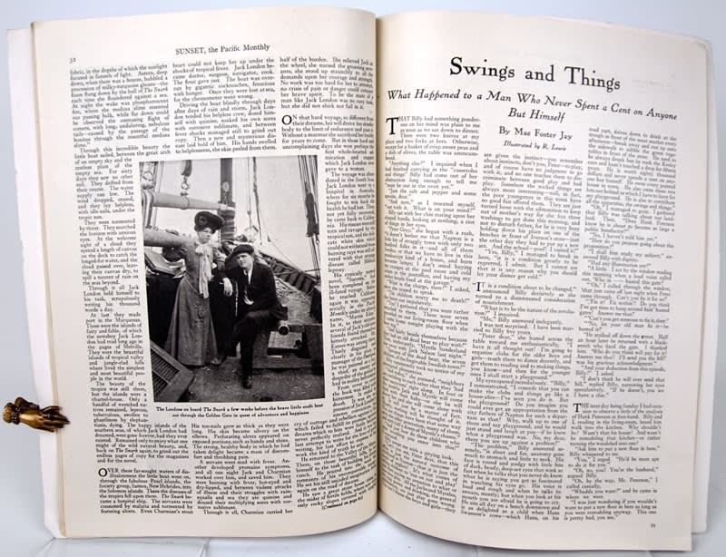 Sunset: The Pacific Monthly. Text spread