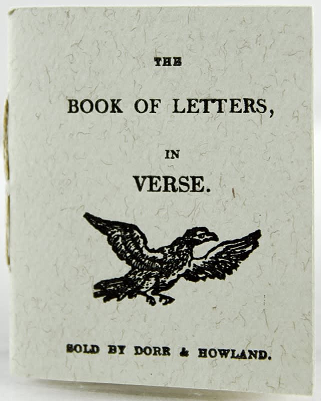 The Book of Letters, in Verse. Front cover