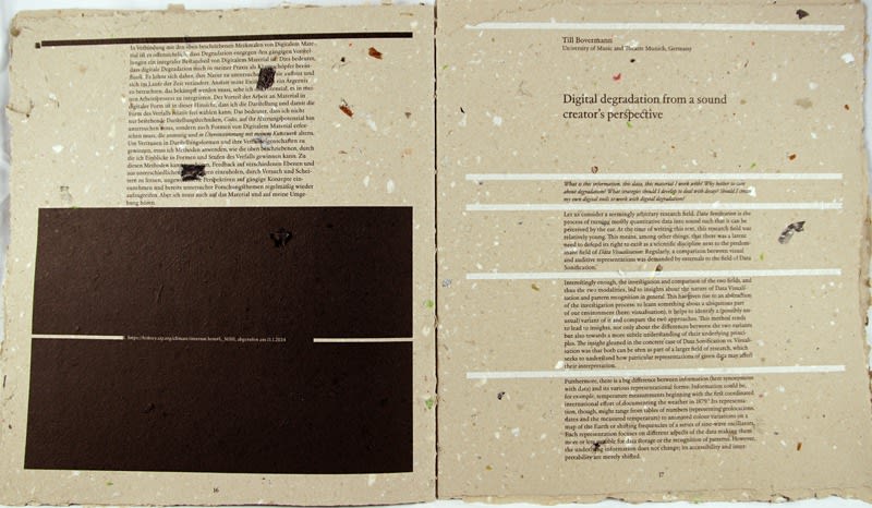 Rotting Sounds. Text spread