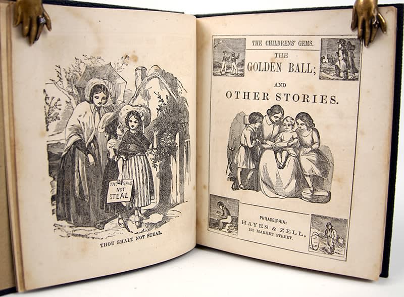 The Golden Ball by Lydia Maria Child. Title-page spread