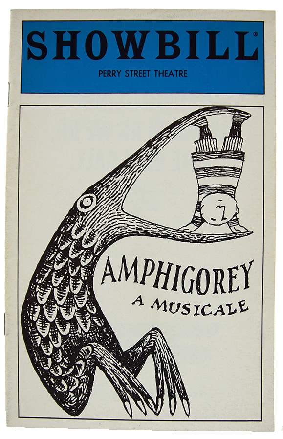 Showbill for Amphigorey: A Musicale. Front cover