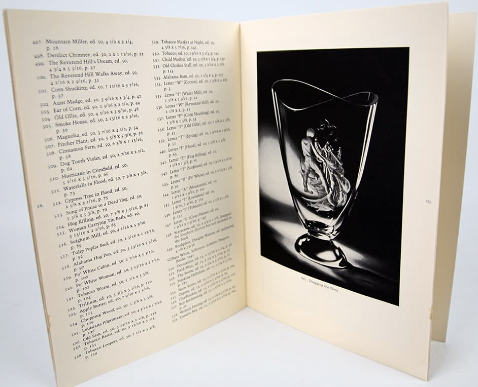 An Exhibition: ...American Sheaves, English Seed Corn... Illustrated text spread