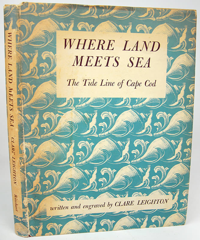 Where Land Meets Sea. The Tide Line of Cape Cod. Dust jacket