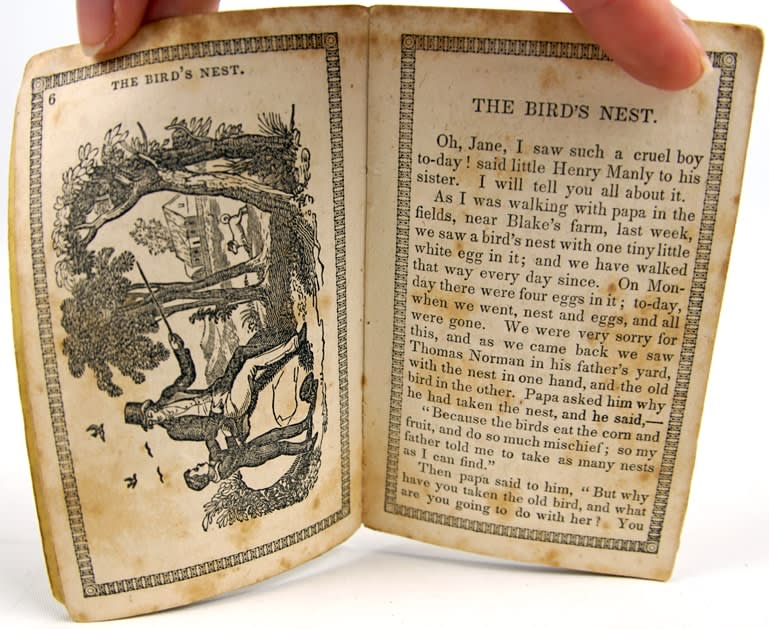 The Child's Own Story Book. Illustrated text spread