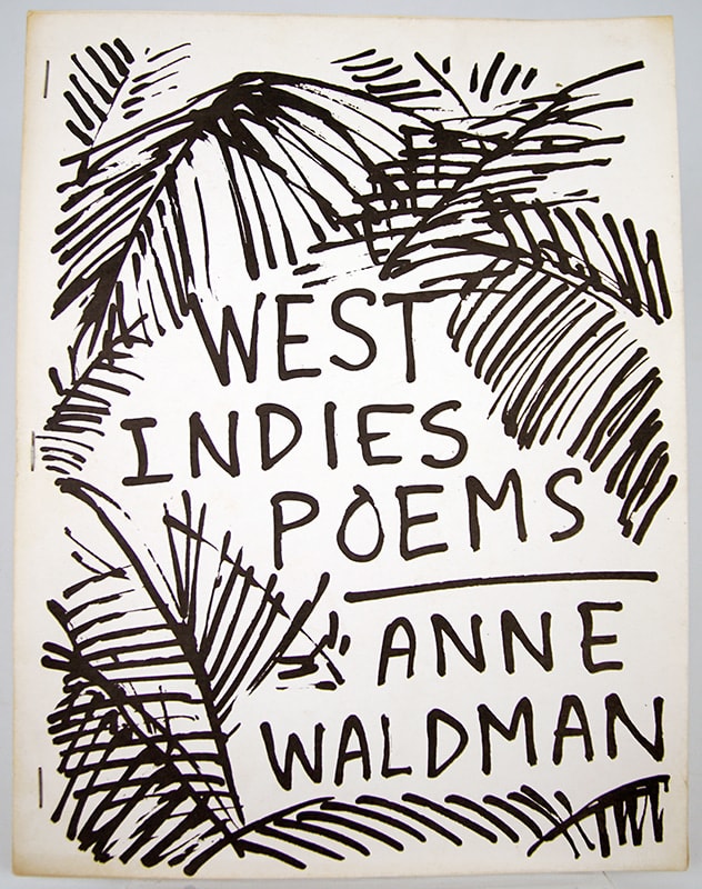 West Indies Poems by Anne Waldman. Front cover