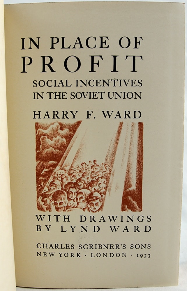 In Place of Profit. Social Incentives in the Soviet Union. Title page