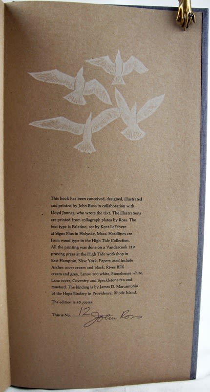 Birds of Manhattan. Colophon