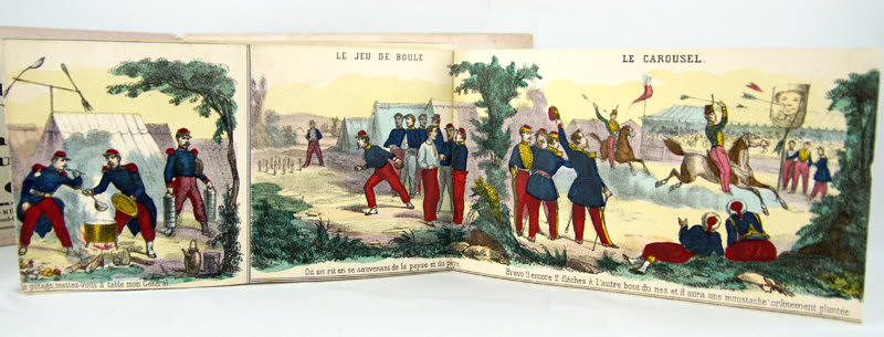 Montage of a military camp, (c. 1860)