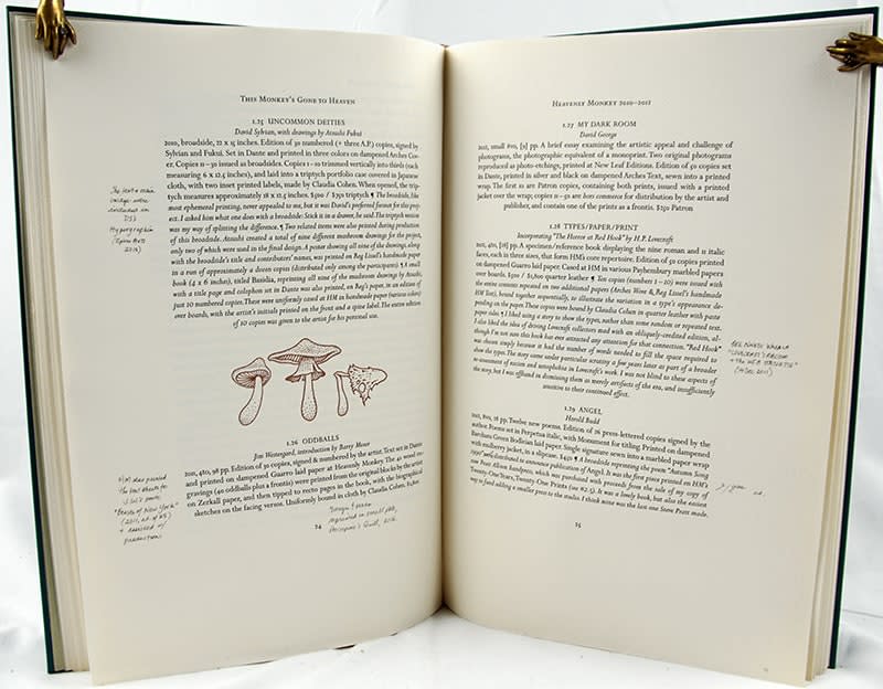 This Monkey's Gone to Heaven. Text spread