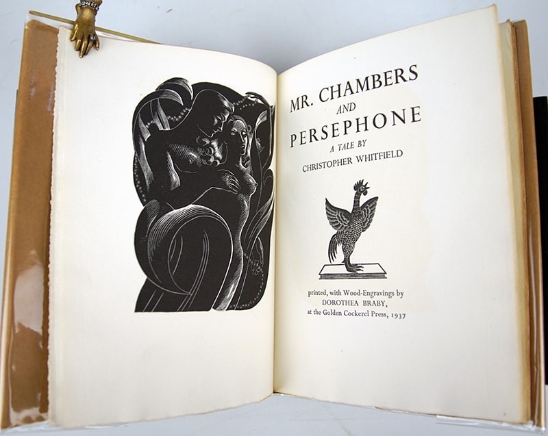Mr. Chambers and Persephone by Christopher Whitfield. Title-page spread