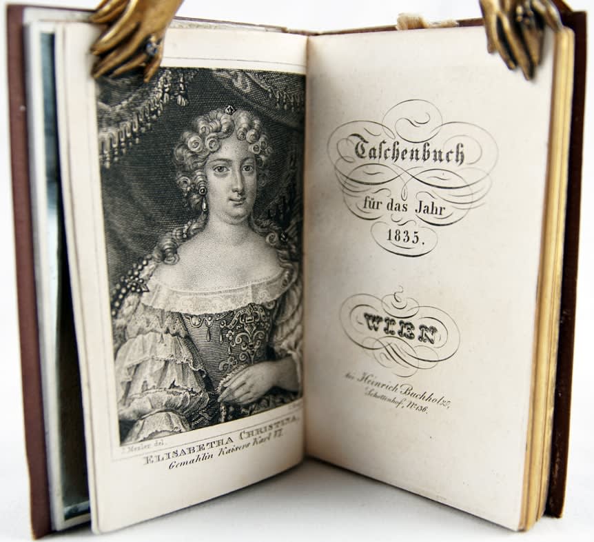 Taschenbuch für das Jahr 1835 (Der Freund des schönen Geschlechtes). Title-page spread