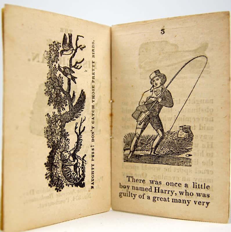 The Little Fisherman. Illustrated spread