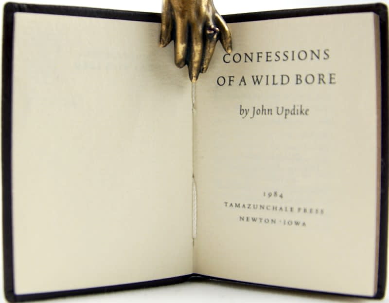 Confessions of a Wild Bore. Title page
