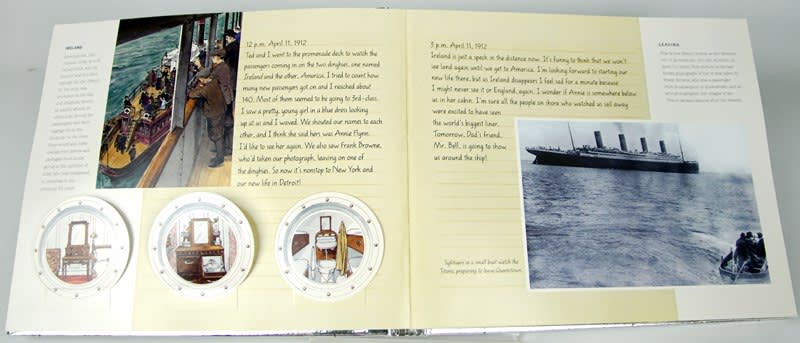 Titanic. The Ship of Dreams. Pop-up spread