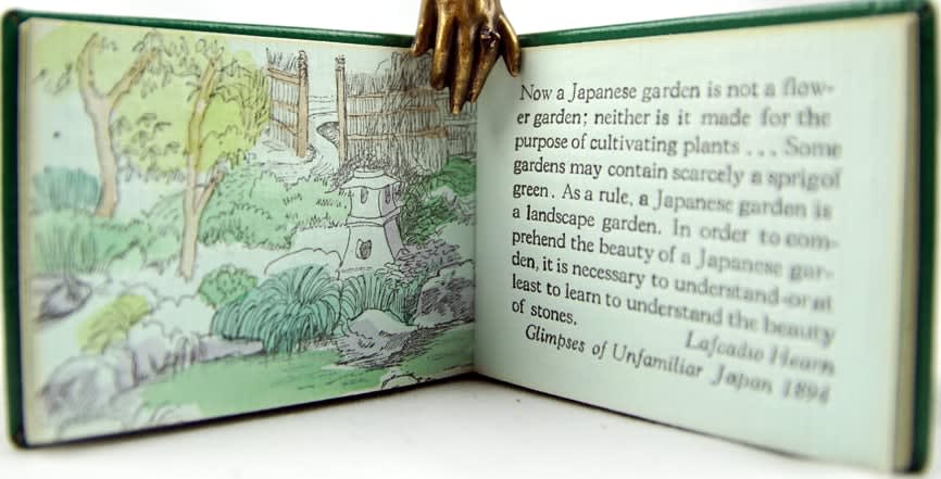 The Bronte Garden Book. Illustrated text spread