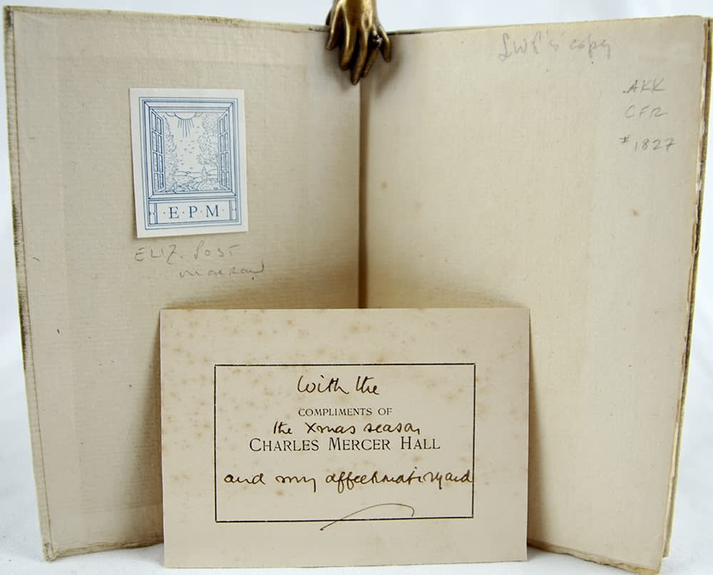 The 91st Psalm. Gift card and bookplate