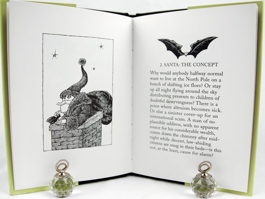 The Twelve Terrors of Christmas. Illustrated text spread