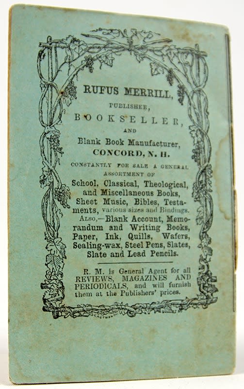 Gems for Girls and Boys. Back cover.