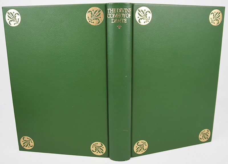 The Divine Comedy by Dante Alighieri, designed by Bruce Rogers. Boards