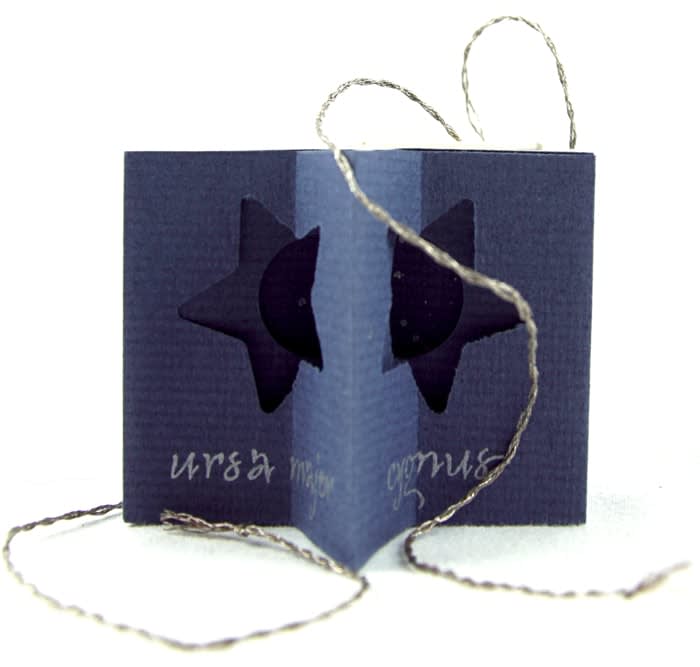 Little Star Book. Cutout page