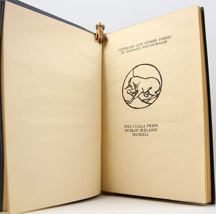 Veterans and Other Poems by Donagh MacDonagh. Title page.