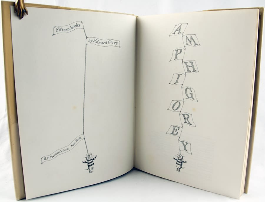 Amphigorey title-page spread
