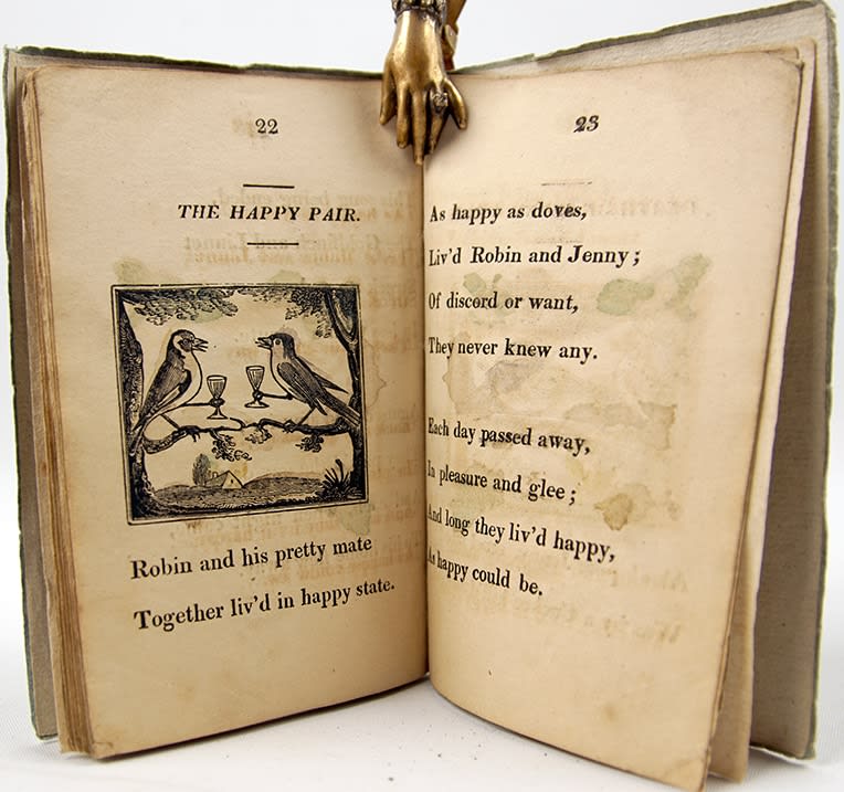 The Courtship & Marriage of Cock Robin, and Jenny Wren by J. Bishop. Interior page.