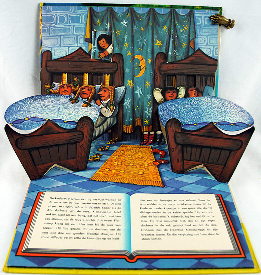 Kleinduimpje. Pop-up spread