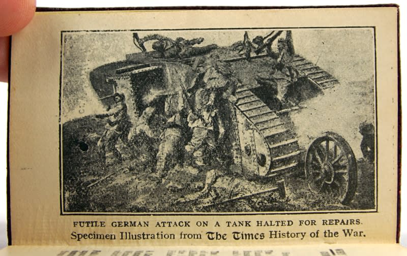 The Times History of the War (cover title). Interior page with illustration.