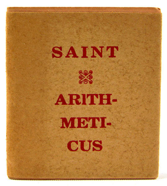 Saint Arithmeticus by Knarf Nosredna.. Front cover.