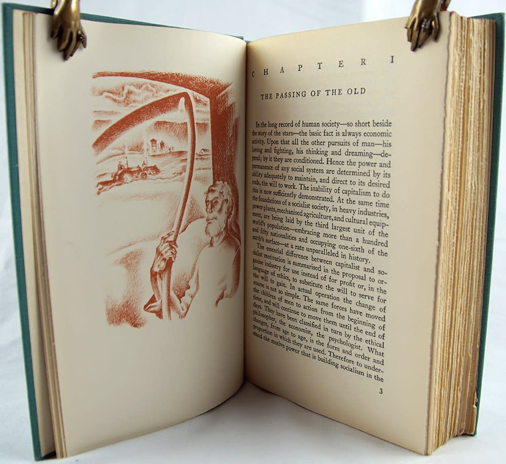 In Place of Profit. Social Incentives in the Soviet Union. Illustrated text spread