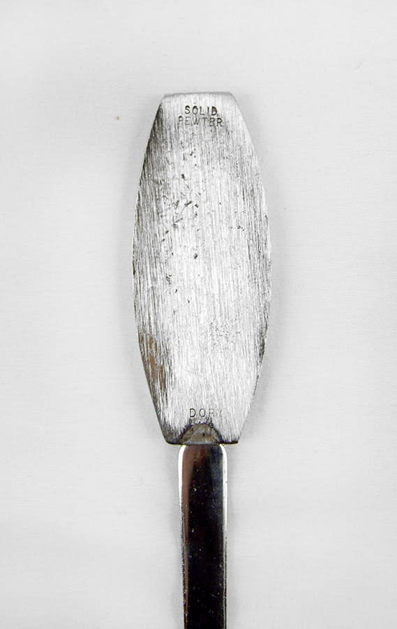Letter opener. Handle back