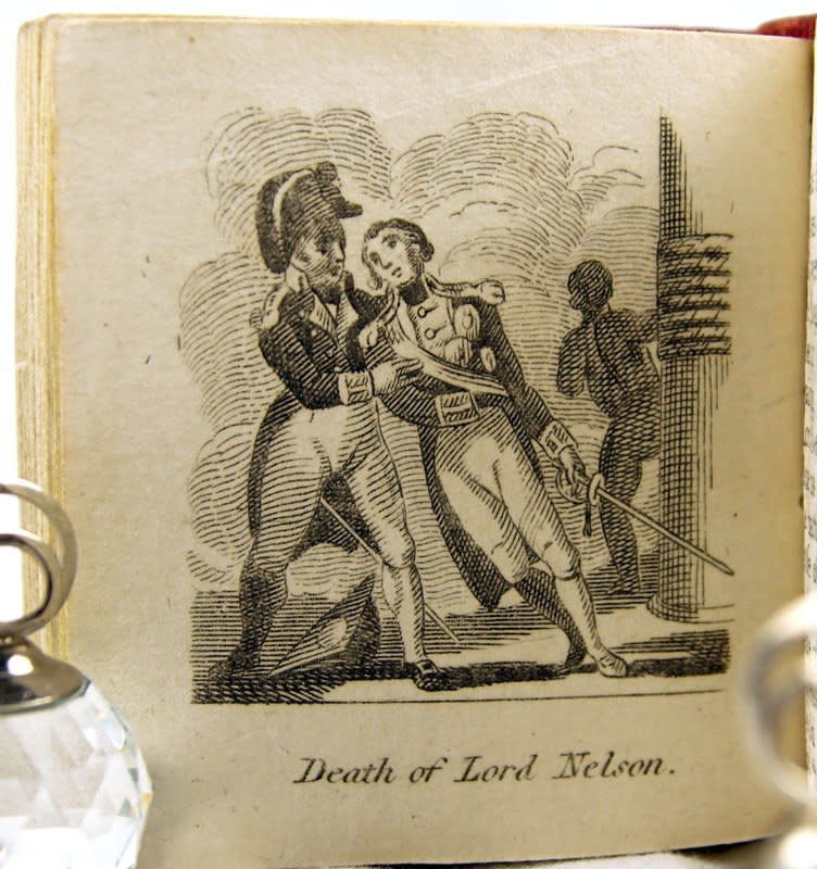A Miniature Historic Library in 4 Volumes. English history illustration