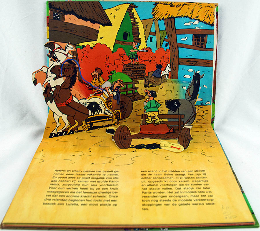 De Reizen van Asterix. Pop-up spread
