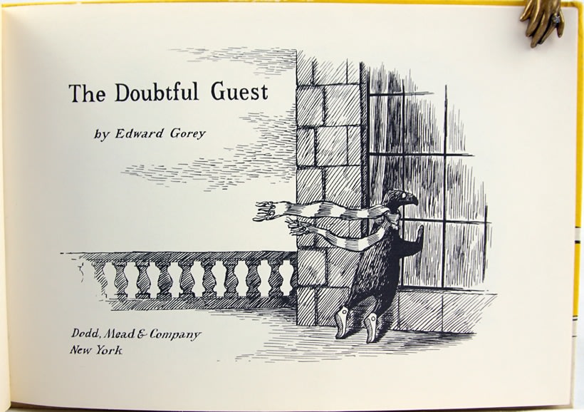 The Doubtful Guest book. Title page