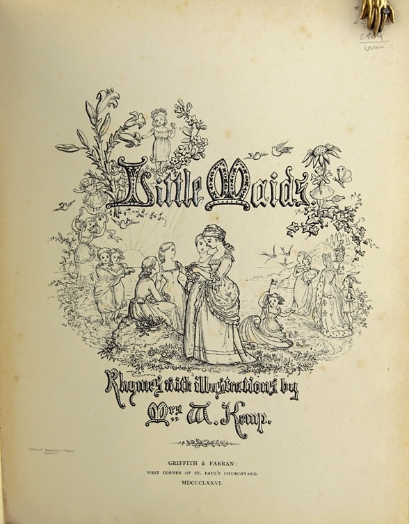 Little Maids by W. Kemp (Maria Adelaide Marsh). Title page.