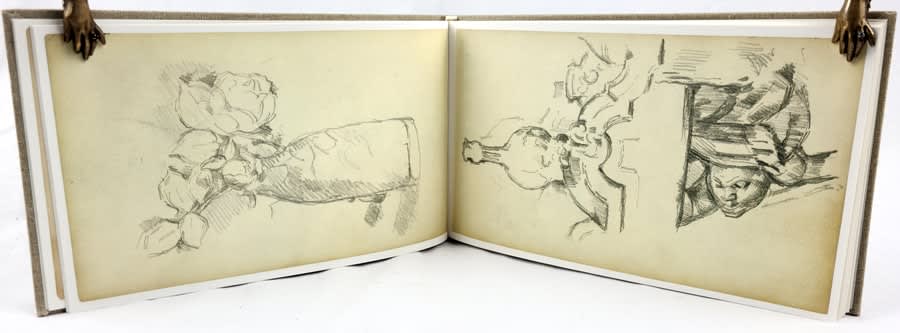 Paul Cezanne Sketchbook, 1875-1885. Illustrated spread