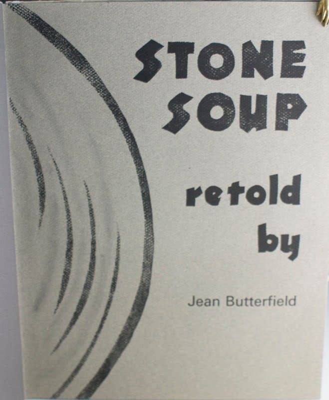 Stone Soup illustrated by Jean Butterfield. Title page.