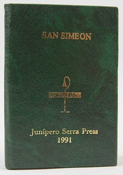 San Simeon by Francis J. Weber. Front cover board.