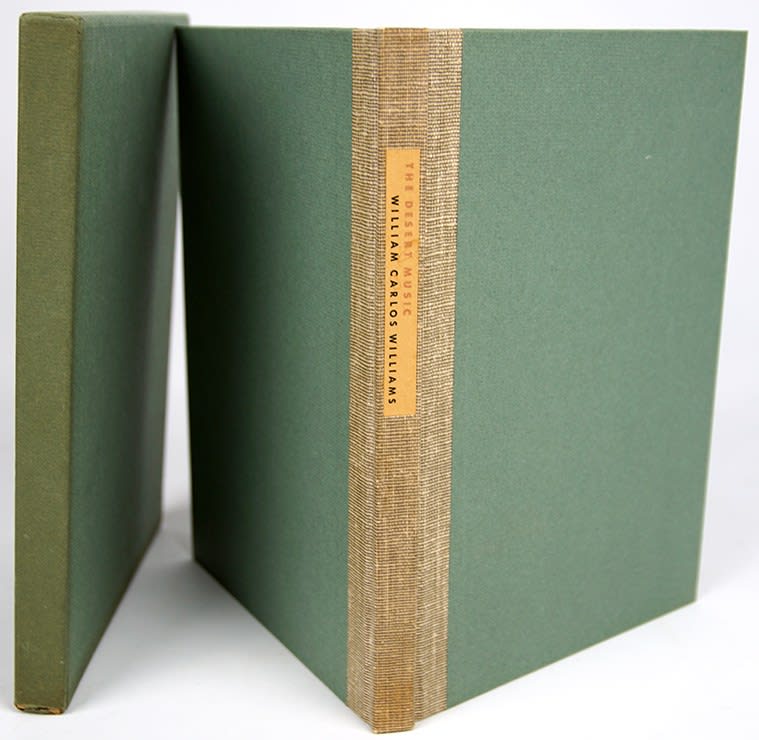 The Desert Music and Other Poems by William Carlos Williams. Binding