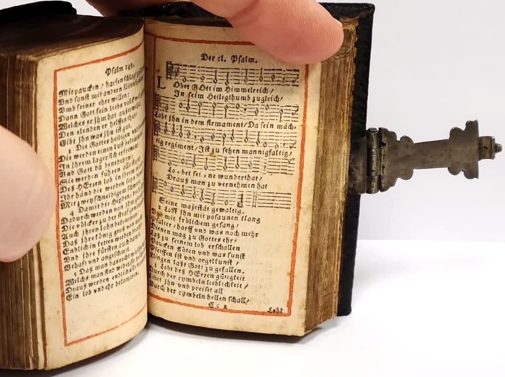 CL Psalmen Davids. Text and music page