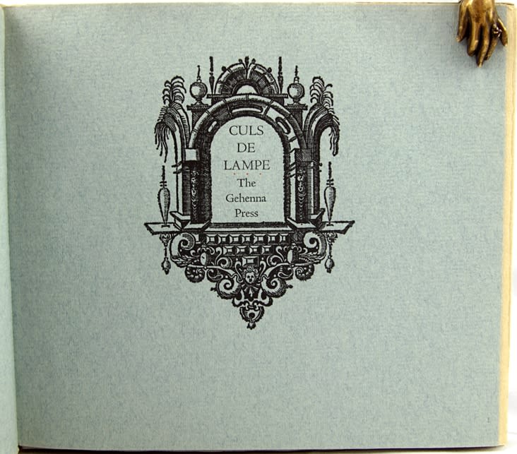 Culs de Lampe. Illustration