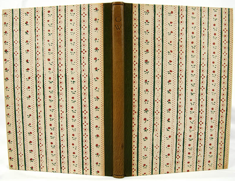 Poems in Prose & the Preface to The Picture of Dorian Gray. Binding