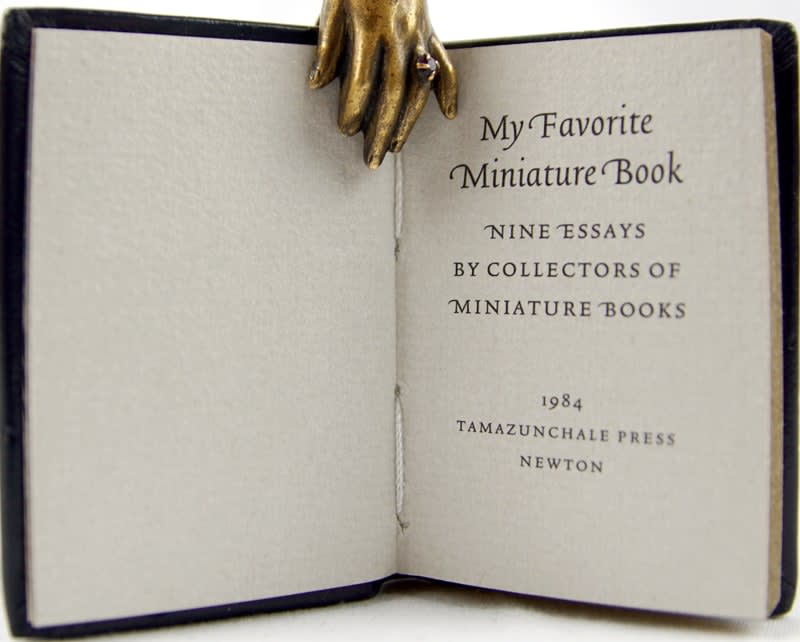 My Favorite Miniature Book. Title page