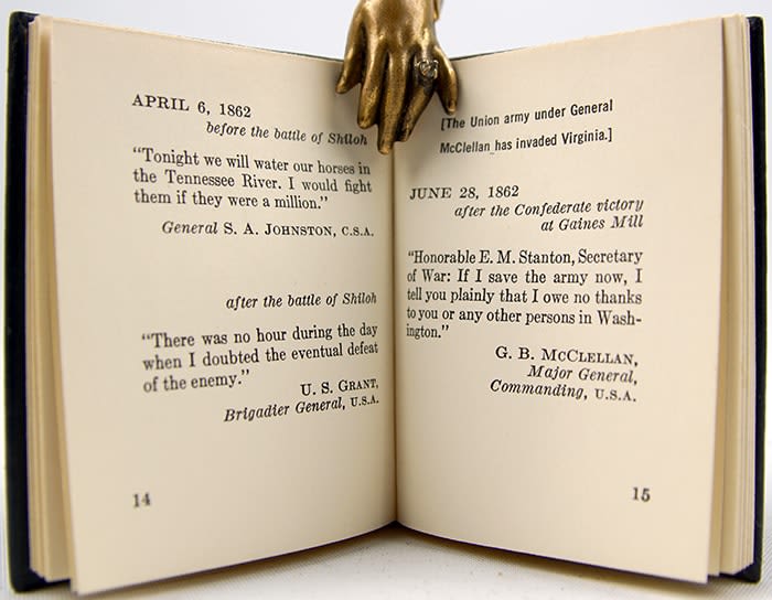 The Civil War in Miniature by Otto Eisenchiml. Interior page.