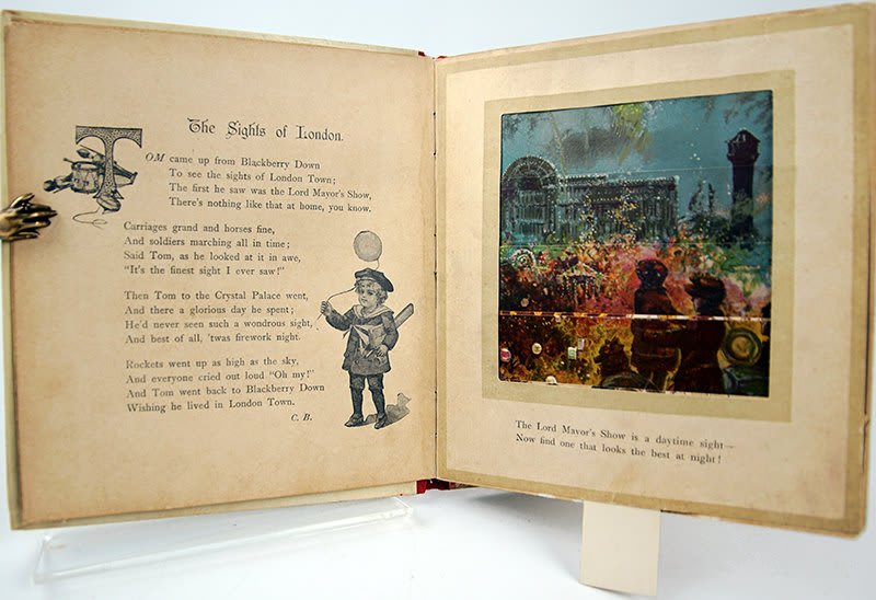 Pastime Pictures. A Book of Transformation Scenes. Movable spread