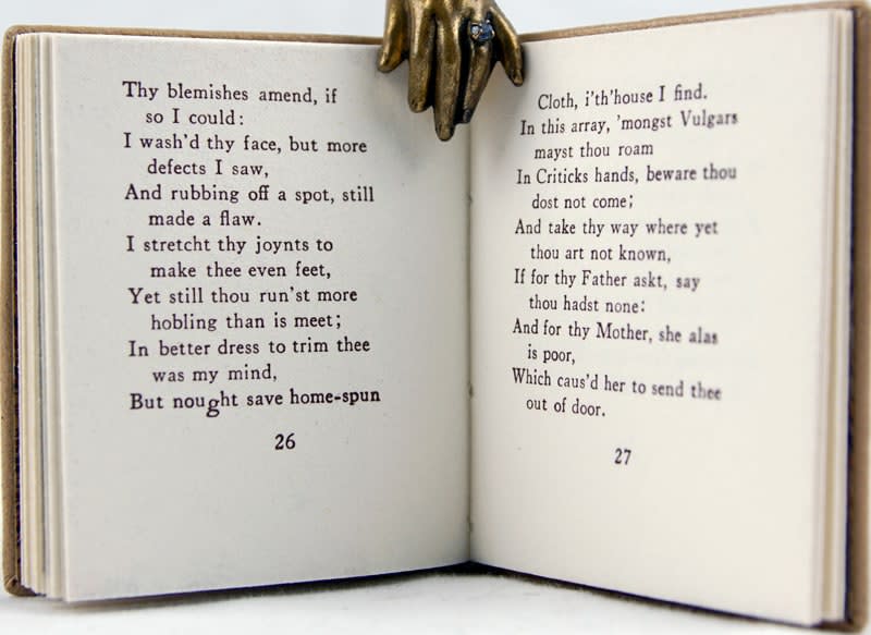 Anne Bradstreet. Text spread